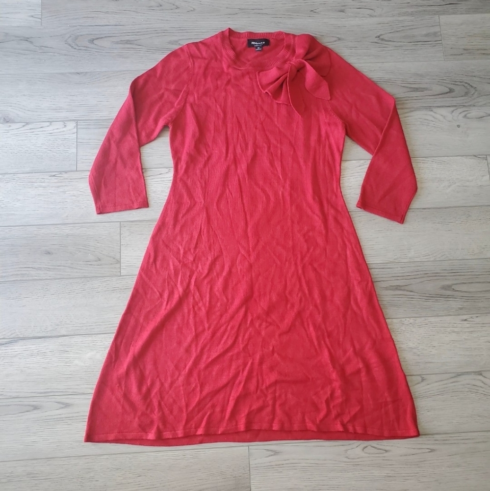 Rnstudio red dress medium